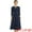 Navy Blue, variant on DARING DIVA Women's Office Elegant 3/4 Sleeve V Neck A-Line Dresses 3XL Navy Blue