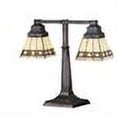 thumbnail image 2 of Meyda Tiffany - 48204 - Two Light Table Lamp - Diamond Band Mission - Beige Green Da Avocado-91pack, 2 of 2