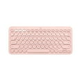 thumbnail image 3 of Restored Logitech K380 Wireless 3.0 Keyboard EASY-SWITCH Keyboard Multi-device Connection Multiple Operating Systems Pink (Like-New) (Refurbished), 3 of 7