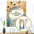 thumbnail image 3 of Designart "Considering the Possibilities V" Minimalism Mirror Wall Decor - Modern Brown Abstract Mirror Wall Art For Entryway - 40" x 30" Inch, 3 of 5