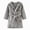 Grey, variant on zuwimk Kids Hooded Bathrobe Girls Soft Plush Hooded Flannel Pajamas Sleepwear Boys Spa Robe(Grey,2-3 Years)