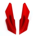 thumbnail image 2 of Kit de alerones aerodinámicos universales para motocicleta, 1 par, compatibles con Honda y Yamaha (rojo), 2 of 9