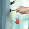 thumbnail image 5 of Yonrjhukm Funny Guitar with Led Light Sound Keychain Keyring Hanging Ornament, 5 of 6