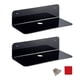 thumbnail image 1 of Cateissary Soporte para altavoz de 2 piezas, Material acrílico, práctico soporte de suspensión de pared multifuncional para cámara para casa, Negro, 1 of 6