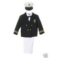 thumbnail image 3 of NAVY BABY BOY TODDLER Costume Nautical CAPTAIN SAILOR SUIT Hat White Pants 1-7, 3 of 6
