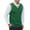 Green, variant on Leesechin Men’s Wool Blended Cable Knit Sweater Vest V Neck Relaxed Fit Sleeveless Pullovers