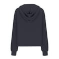 thumbnail image 5 of Ediodpoh Women's Hooded Zip up Pocketed Oversized Hoodies for Women for Fall and Winter Navy S, 5 of 5