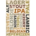 thumbnail image 4 of Beer Typography, Types of Beer (1000 Piece Puzzle, Size 19x27, Challenging Jigsaw Puzzle for Adults and Family, Made in USA), 4 of 4