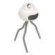 thumbnail image 5 of Mini ventilador portátil personal USB minicochecito de bebé ventilador con trípode flexible león blanco, 5 of 10