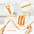 thumbnail image 5 of 10 Pack 20 Inch Drain Snake Flexible Hair Drain Clog Remover Snake Cleaning Tools for Kitchen Sink, Bathtub, Toilet and Sewer Systems Effective Cleaning Debris, 5 of 7