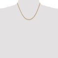 thumbnail image 4 of 10K Yellow Gold Rope Chain Styles Necklace 2.25 mm Diamond-cut 18 inch, 4 of 4