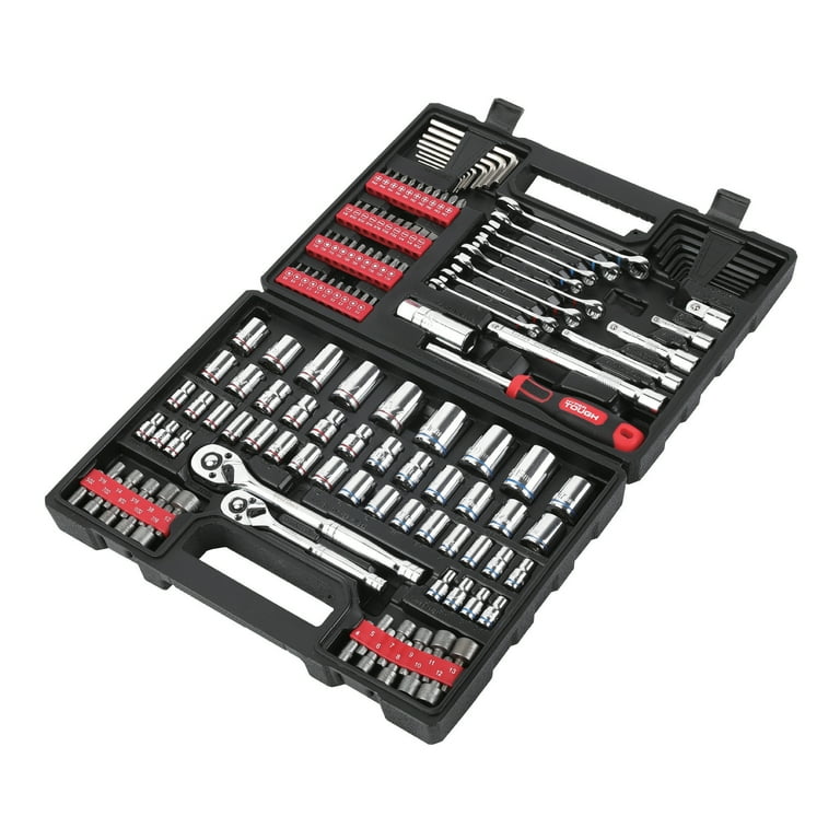 Hyper Tough 144-Piece 1/4, 3/8 and 1/2-inch Drive Mechanics