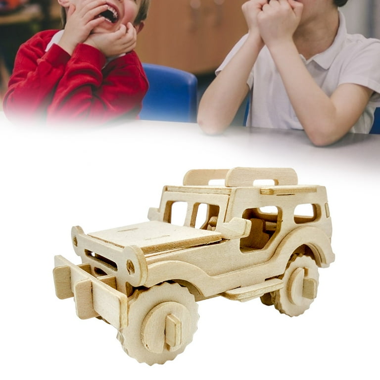 ROKR 3D Wooden Puzzle for Adults-Mechanical Car Model Kits-Brain Teaser  Puzzles-Vehicle Building Kits-Unique Gift for Kids on Birthday/Christmas