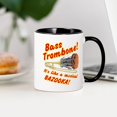 thumbnail image 3 of CafePress - Bass Trombone Musical Bazooka Mugs - 11 oz Ceramic Mug - Novelty Coffee Tea Cup, 3 of 4