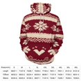 thumbnail image 2 of Merry Christmas Men's Women Vintage 3D Hooded Sweatshirt - All-Season Loose Fit Streetwear, 2 of 6