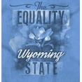 thumbnail image 2 of Wyoming Cute State Flower Souvenir Women's T Shirt Ladies Tee Brisco Brands L, 2 of 6