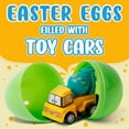 thumbnail image 3 of Easter Eggs with Cars Inside - 12 PCS Prefilled Easter Eggs with Pull-Back Toy Cars - Kids Easter Basket Stuffers & Party Favor Toys for Boys and Girls Over Age 3 Years Old, 3 of 4