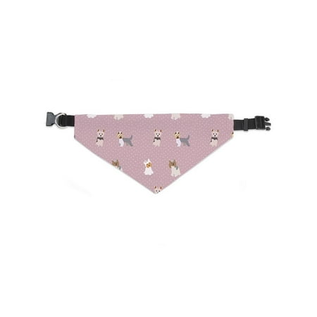 Cute Sitting Dogs Bandana -Image by Shutterstock, Small