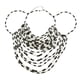 thumbnail image 3 of Cadena corporal con cuentas, joyería sin espalda, tamaño ajustable, accesorios corporales de moda Negro Blanco, 3 of 8