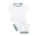 thumbnail image 2 of Coerni Baby Girl Fruit Outfit Fashional Ribbed Soild Short Sleeve Top Short Pants Toddler Cute Summer Clothes for Teen Girls, 2 of 9