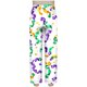 thumbnail image 4 of RKSTN Women's Carnival Pajamas Sets Oversized Lapel Mardi Gras Print Button Long Sleeve Sleepwear T Shirt and Pjs Pant 2 Piece Matching Set Casual Turndown Plus Size Pajama and Pants Loungewear Set, 4 of 9