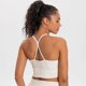 thumbnail image 4 of Sólido a prueba de golpes deportes Push Up Yoga Bra Top entrenamiento Quilck chaleco transpirable seco mujeres ropa deportiva gimnasio Fitness entrenamiento, 4 of 5