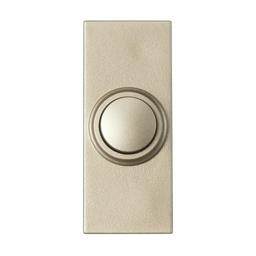 Heath Zenith Heath Zenith Satin Nickel Wireless Push Doorbell Button