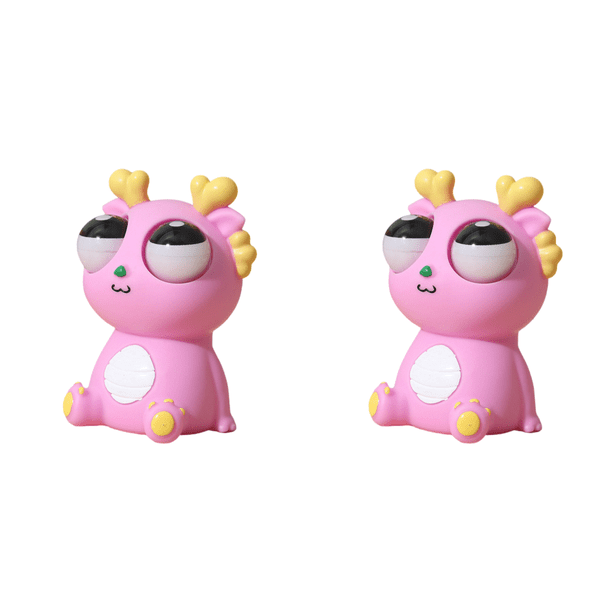 Explosivo Ojo Dragón Dinosaurio Descompresión Juguete Squeeze Toys() Rosa