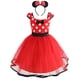 thumbnail image 4 of Vestido de niña de 1 a 8 años, ropa de verano para niños, bonito vestido de Minnie Mouse con lunares, disfraz de Navidad para fiesta de cumpleaños de niñas, 4 of 5