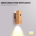 thumbnail image 4 of Gnmfd Intelligent Induction Night Light USB Charging Bedside Lamp Magnetic Suction Motion Sensor LED Light for Corridor Staircase Closet Bedroom Hallway Indoor Outdoor Use, 4 of 5