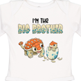 thumbnail image 4 of Inktastic I'm the Big Brother Ankylosaurus Bros Boys Long Sleeve Baby Bodysuit, 4 of 5