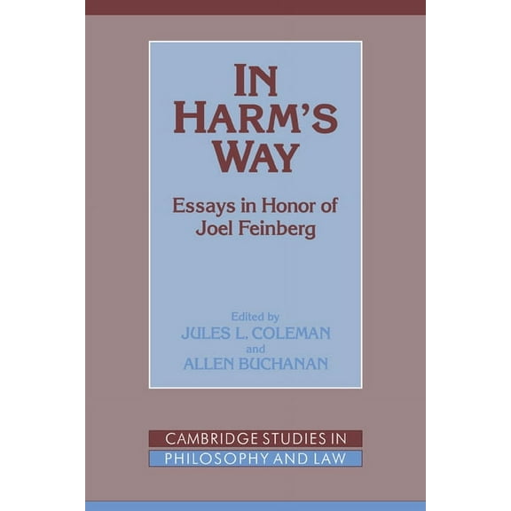 Cambridge Studies in Philosophy and Law In Harm's Way, (Paperback)