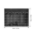 thumbnail image 4 of HOOWIFFY Magnetic Whiteboard for Fridge Dry Erase Planning Ideal for DIY Use in Home Office School Black 12x8 Inches, 4 of 7