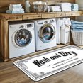 thumbnail image 2 of Laundry Room Rug Runner, 20"x59" Non Slip Laundry Rugs, White Farmhouse Washable Floor Laundry Mats for Laundry Room, Mudroom, Kitchen, Washroom, Bathroom, Hallway Area Rugs Decor, 2 of 7