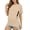 Khaki, variant on ShomPort Women's Nursing Tops for Breastfeeding Oversized Short Sleeves Side Splits Hidden Zipper Maternity Top