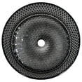 thumbnail image 6 of Scotch 14" Round Decorative Light Black Vessel Glass Sinks With 60" White Base, 6 of 7