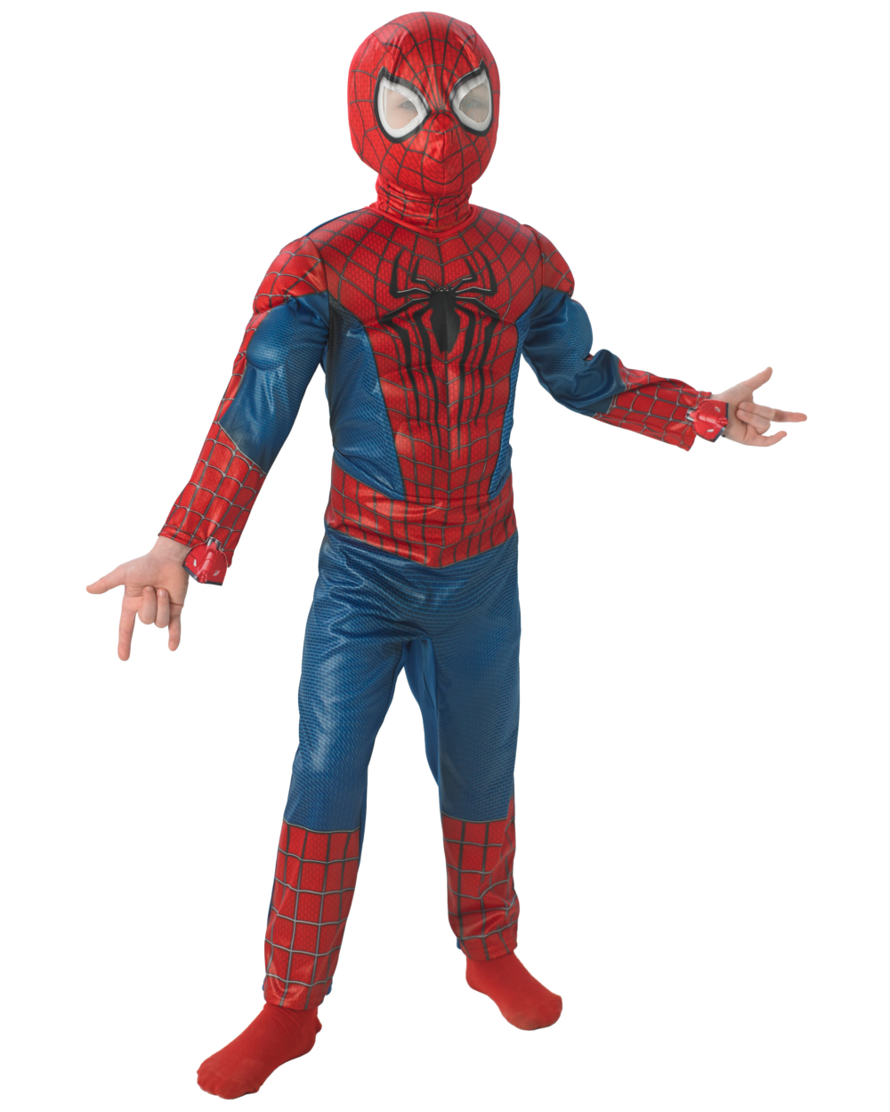 Rubie's Deluxe Spider-Man Boy's Halloween Fancy-Dress Costume for Child, M - image 2 of 2