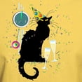 thumbnail image 3 of CafePress - Chat Noir New Years Party Countdown Light T Shirt - Light T-Shirt - CP, 3 of 4