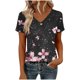 thumbnail image 4 of Camisetas Casuales de Mujer Estampadas de Manga Corta con Cuello en V para el Uso Casual, Verano Y Primavera, 4 of 5