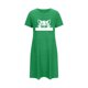thumbnail image 4 of Camisón corto de talla grande para mujer, camisón de manga corta con estampado de pecho a la moda, camisón para mujer, 4 of 5