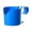 Blue, variant on Poolside Hanging Cup Holder Drainable Drink Caddy Clip On Rack for Above Ground Hot Tub Deck Rail