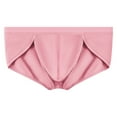 thumbnail image 1 of StSilkitty Men's Mesh Briefs Low Rise Soft Breathable Underwear Solid Color Lightweight Stretch Bikini Underpants, 1 of 2
