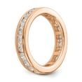thumbnail image 5 of 14k Rose Gold Channel Set Diamond Eternity Wedding Band Anniversary Ring Size 7.5 - 2 Ct., 5 of 5