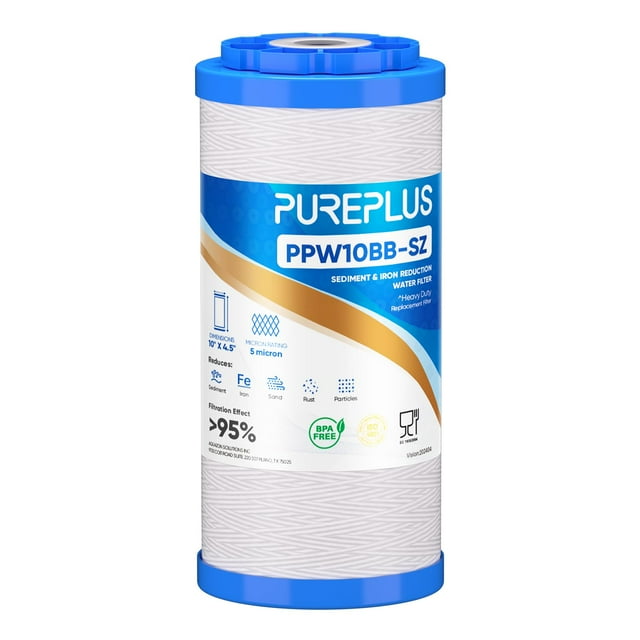 Filtro de sistema de filtración de agua PUREPLUS 10x4.5, 1 paquete