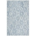 thumbnail image 2 of SAFAVIEH Kenya Shanika Diamond Area Rug, Blue/Ivory, 8' x 10', 2 of 6