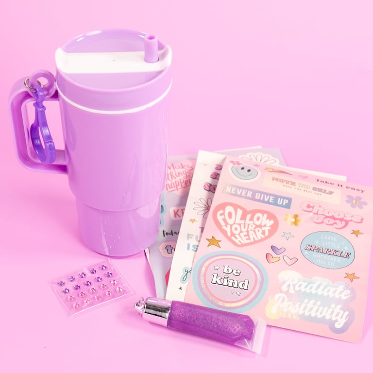 Prism Clip N Carry Purple Style Set - Water Bottle Keychain