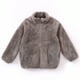 thumbnail image 2 of Abrigo Cálido De Invierno Para Niños Pequeños, Chaqueta Con Cremallera Para Niños Y Niñas Con Bolsillo, Ropa De Abrigo A Prueba De Viento De Color Sólido A La Moda Odeerbi LM103-9209, 2 of 4