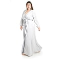 thumbnail image 2 of Vestido elegante de manga larga Roman Fashion /Tallas Extras, 2009 (Gris) gris 42, 2 of 6