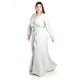 thumbnail image 2 of Vestido elegante de manga larga Roman Fashion /Tallas Extras, 2009 (Gris) gris 38, 2 of 6