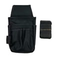 thumbnail image 4 of Bolsa organizadora para guardar herramientas en el cinturón de cintura. Bolsa para herramientas de jardín. Negro, 4 of 9